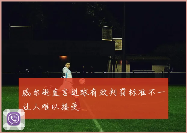威尔逊直言进球有效判罚标准不一让人难以接受